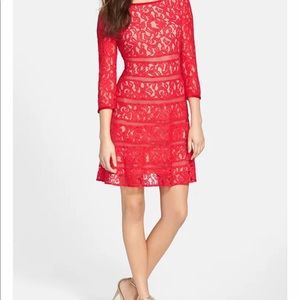 Erin by Erin Fetherston red lace dress